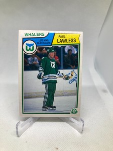 1983-84  OPC O-Pee-Chee Hockey #141 Paul Lawless Hartford Whalers Rookie RC