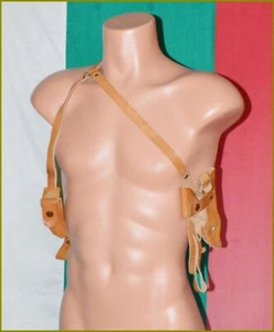 Universal leather underarm shoulder Holster system + mag pouch - Picture 1 of 7