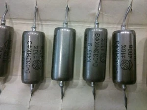 2x K40Y-9 PiO Capacitor USSR 0.033uF 400V NOS - Picture 1 of 7