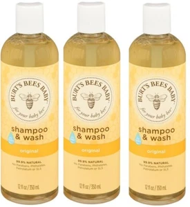 Burt's Bees Original Baby Shampoo & Wash 12oz (3 Pack) - Picture 1 of 1