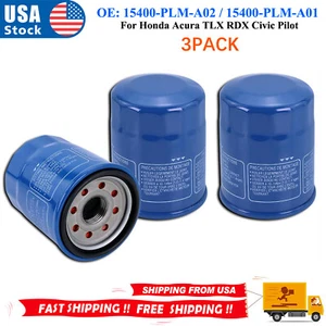 NEW 3 PACK For Honda Acura OE Engine Oil Filter 15400-PLM-A02 15400-PLM-A01 - Picture 1 of 6