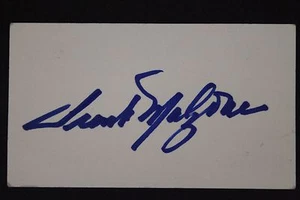 FRANK MALZONE (d.2015) Red Sox Angels Autographed Signed Business Card 16E - Picture 1 of 1