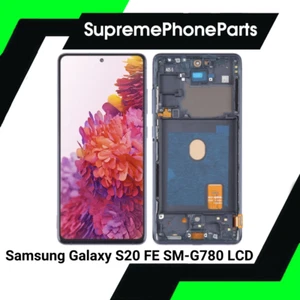 For Samsung Galaxy S20 FE SM-G780 Replacement LCD Screen Digitizer With Frame UK - Photo 1 sur 1