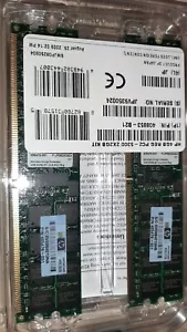 408853-B21 8GB 4x2GB PC2-5300 Dual Rank Reg Memory Dell HP ProLiant - Picture 1 of 2
