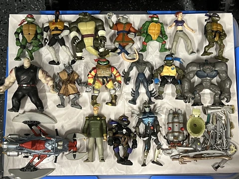 Lot of Teenage Mutant Ninja Turtles TMNT 2003 2004 00s Playmates Mirage Cover