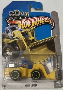 HW HOT WHEELS 2013 HW CITY #44/250 WHEEL LOADER HOTWHEELS YELLOW/BLUE RARE - Picture 1 of 4
