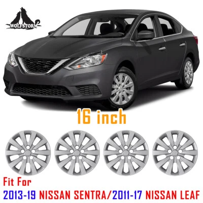 Tapacubos de 16" para Nissan Sentra 2013-19/2011-17 Nissan Leaf paquete de 4 cubiertas de rueda Foto 1 de 4