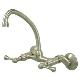 Elements Of Design ES314 Victorian Double Handle 6" to 8-1/2" - Nickel - Image 1 of 1