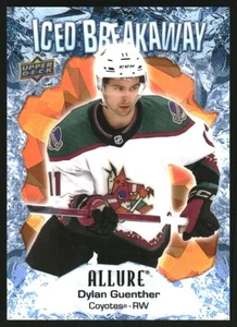 2023-24 Upper Deck Allure Iced Breakaway Orange #IB16 Dylan Guenther /399 - Picture 1 of 2