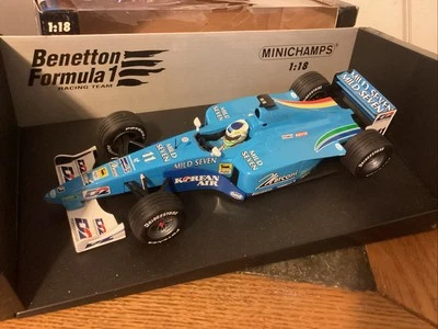 A63 1:18 180 O00011 MINICHAMPS F1 FORMULA 1 BENETTON PLAYLIFE B200 FISICHELLA - Image 1 of 4