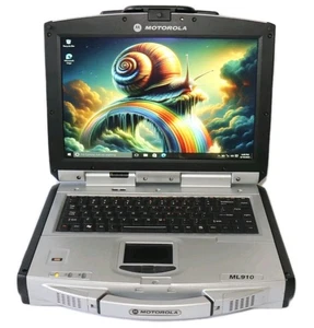 MOTOROLA ML910 Rugged Laptop (HK1322) L2400 CPU 4GB RAM 128GB SSD Windows 10 Pro - Picture 1 of 12