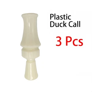 3X Duck Call for Greeting and Feeding Calls Rugged SINGLEREED ABS Plastic Decoy - Picture 1 of 7