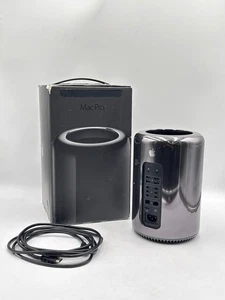 Apple Mac Pro 2013 A1481 | 3.7GHz Xeon E5 | 12GB RAM | 256GB SSD | Dual AMD D300 - Picture 1 of 6