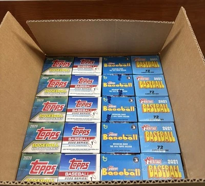 Lote de 20 cajas bláster de béisbol Topps MLB nuevas selladas 1710 tarjetas 2020-22 Foto 1 de 4