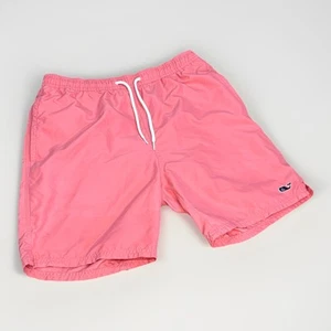 Vineyard Vines Swim Trunks Men's S Lobster Pink Shorts With Lining - Picture 1 of 4