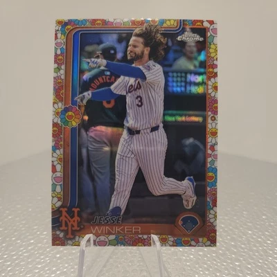 2025 Topps Chrome - Jesse Winker#180 Murakami Variation 3/3 jersey match 🔥🔥🔥 - Image 1 of 2