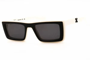 OFF WHITE JACOB 0207 Sunglasses White Frame Gray Lenses 55mm - Picture 1 of 4