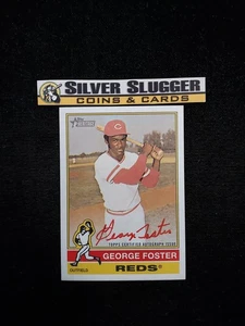 2025 George Foster Topps Heritage Auto Red Ink /76 #ROA-GF Cincinnati Reds - Picture 1 of 2
