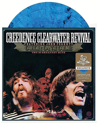 CREEDENCE CLEARWATER REVIVAL - CHRONICLE - 2-LP BLUE/BLACK SMOKE LE VINYL - NEW! - Image 1 of 4
