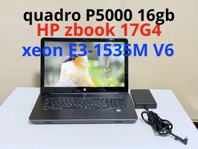 HP ZBook 17 G4 Mobile Workstation Gaming Laptop Used Tested - Image 1 of 4