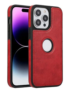 Shockproof Leather Luxury Case For iPhone 15 14 Plus 13 12 11 Pro Max Slim Cover - Picture 1 of 27