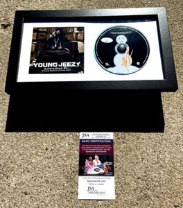 YOUNG JEEZY SIGNED + FRAMED CD JSA COA Let’s Get It Thug Motivation 101 - Picture 1 of 2