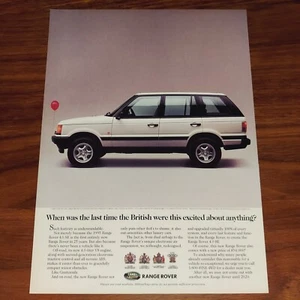 RANGE ROVER 1995 4.0 SE PRINTANZEIGE MAGAZIN WERBUNG LAND ROVER AUFGEREGT - Bild 1 von 4