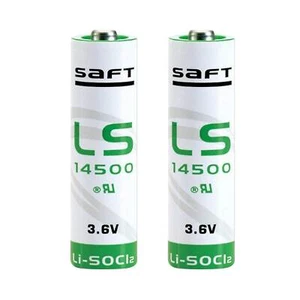 2 x Saft Spezial Batterien Lithium, LS14500, AA, 3.6 V, 2600mAh, BULK - Bild 1 von 2