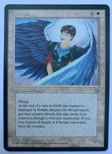 SERAPH - MAGIC THE GATHERING - ICE AGE - RARE - Picture 1 of 2