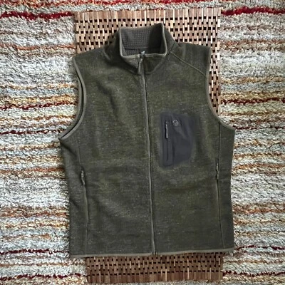 Colete Mountain Hardwear Tech com zíper completo verde floresta masculino tamanho XL - Imagem 1 de 3