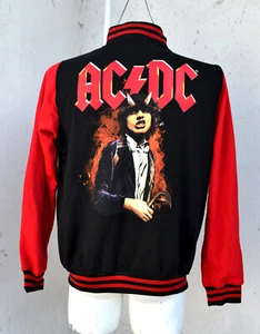 Giacca AC/DC Varsity Highway To Hell merce con licenza MXV ACDC srsx - Foto 1 di 9
