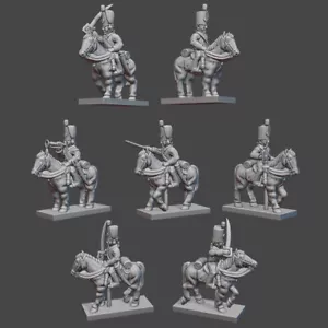 24x 15mm/1:100th AWI British Queens Rangers (Turner Miniatures) - Foto 1 di 1