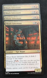 Shady Informant X4 - Playset - MKM - NM Unplayed - EN - 0231 - Picture 1 of 1