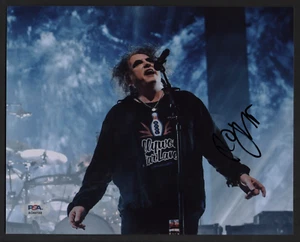 ROBERT SMITH della CURA foto firmata autografata 8 x 10 - PSA # AO44189 - Foto 1 di 2