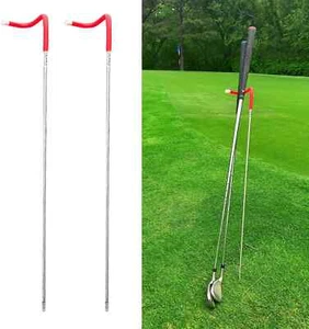 Pack of 2 Portable Golf Club Holder- Steel Caddy , Golf Club Caddy Made in USA - Picture 1 of 57