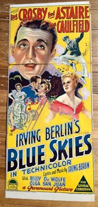 BLUE SKIES original poster BING CROSBY-IRVING BERLIN-1946-RICHARDSON ARTWORK - Picture 1 of 1