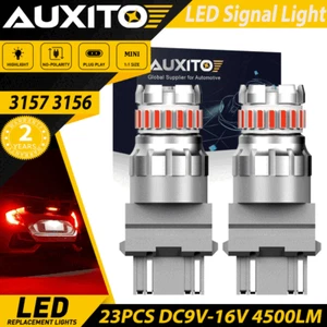 23-LED Brake Stop Tail Light Bulbs 3157 3057 Red for Chevy Silverado 1500 99-12 - Foto 1 di 12