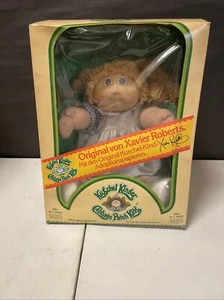 Vintage Original Von Xavier Roberts Kuschel Kinder Cabbage Patch Doll IN BOX - Picture 1 of 9
