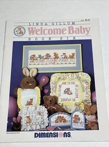 Dimensions Welcome Baby Book Six Cross Stitch Pattern - Picture 1 of 9