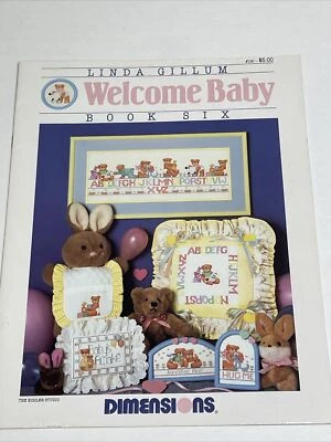 Dimensions Welcome Baby Book Six Cross Stitch Pattern - Image 1 of 4