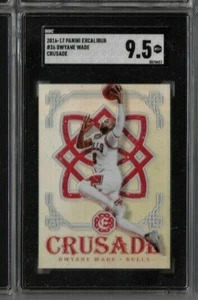 2016 Panini Excalibur Dwayne Wade Crusade SGC 9.5 - Picture 1 of 2