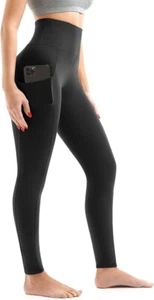 Leggings de cintura alta con bolsillos para mujer - Pantalones de yoga suaves como la mantequilla - Imagen 1 de 6