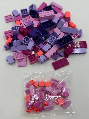 NEW LEGO Assorted Bulk Brick Pack: Pink + Purple - Image 1 of 2