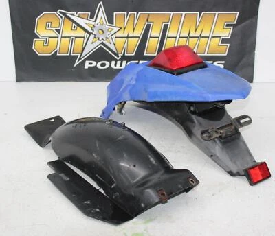 08-18 KAWASAKI KLR650 REAR BACK FENDER COWL FAIRING 2PCS - Image 1 of 4