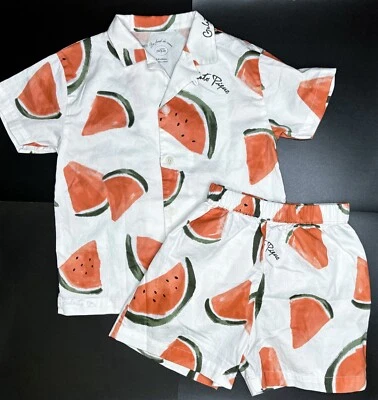 Kids Gelato Pique Watermelon Outfit Shirt Shorts XS 100 110 CM 4 5 Whimsical - Image 1 of 4