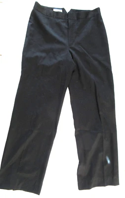 Pantalones de vestir Barry Bricken negros de lana para mujer talla 8 usados en excelente estado Foto 1 de 4