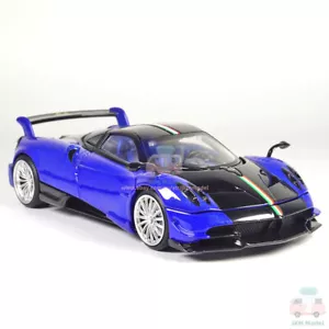 1:32 Pagani Huayra Roadster BC Model Car Diecast Vehicle Collection Gift Blue - Picture 1 of 12