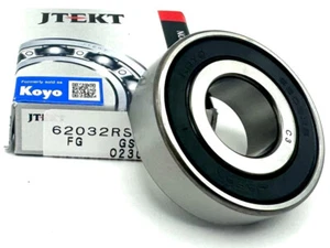 NEW   6203 2RS C3 KOYO DEEP GROOVE BALL BEARING, RUBBER SEALED 17x40x12 mm JAPAN - Picture 1 of 4