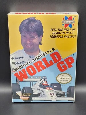 Michael Andretti's World GP (Nintendo, 1990) - NES, Sealed, Rare - Image 1 of 4