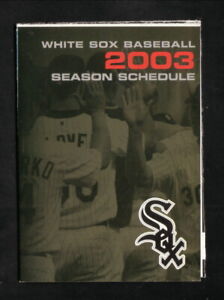 Chicago White Sox--2003 Pocket Schedule--Miller Lite